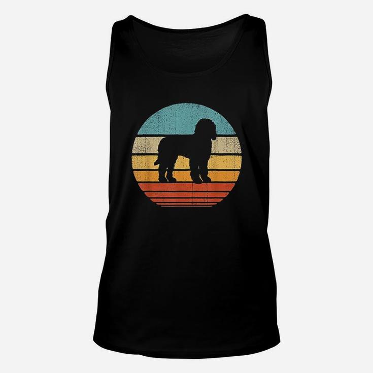 Goldendoodle Vintage Silhouette 60S 70S Retro Gift Dog Lover Unisex Tank Top
