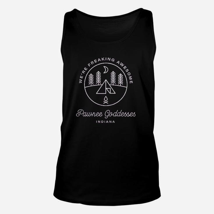 Good Clothes Co Pawnee Goddesses Parks And Rec Unisex Tank Top