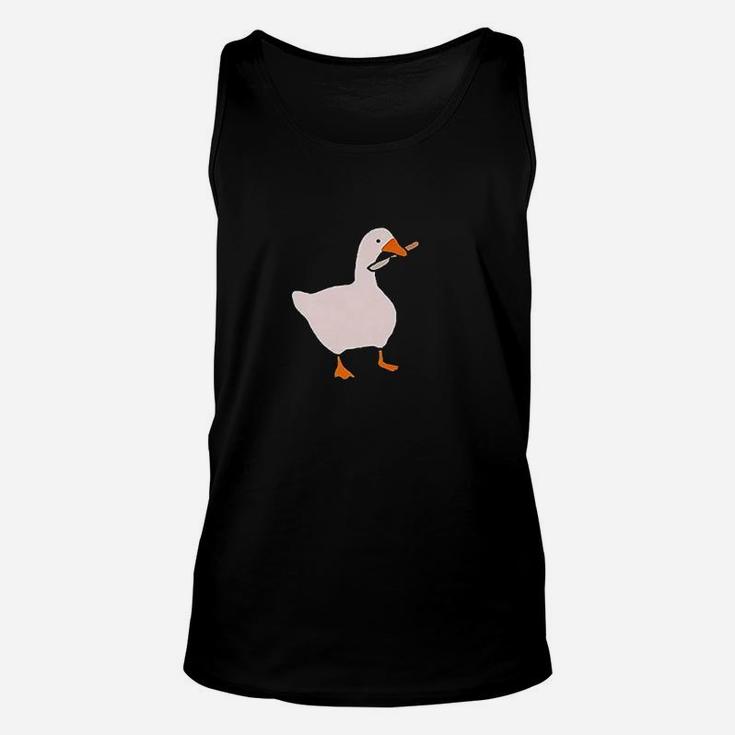 Goose With  Video Game Unisex Tank Top