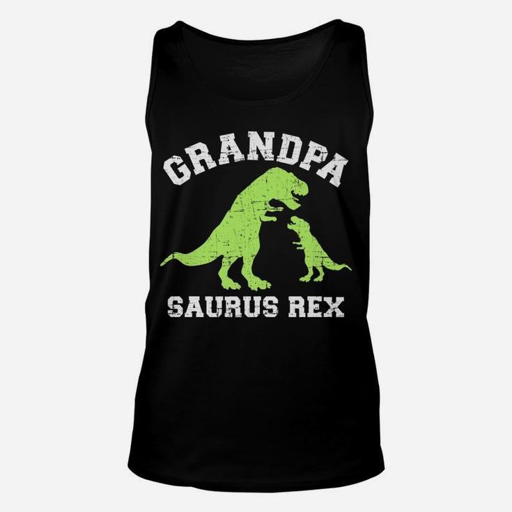 Grandpasaurus Rex Dinosaur For Grandpa Unisex Tank Top