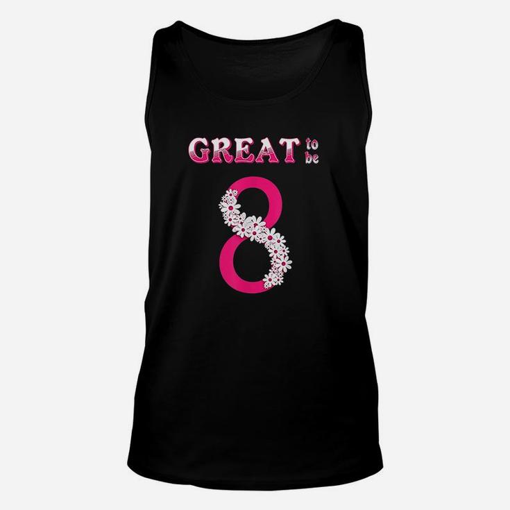 Great To Be 8 Pink Unisex Tank Top