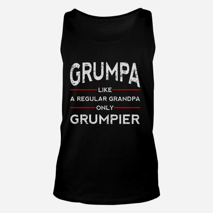 Grumpa Like A Regular Grandpa Only Grumpier Unisex Tank Top