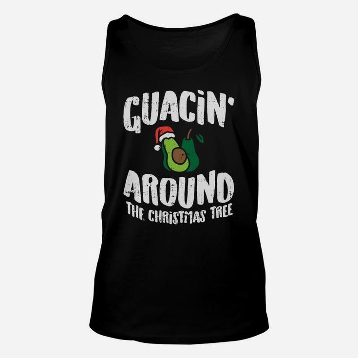Guacin Around The Christmas Tree Funny Mexican Navidad Gift Sweatshirt Unisex Tank Top