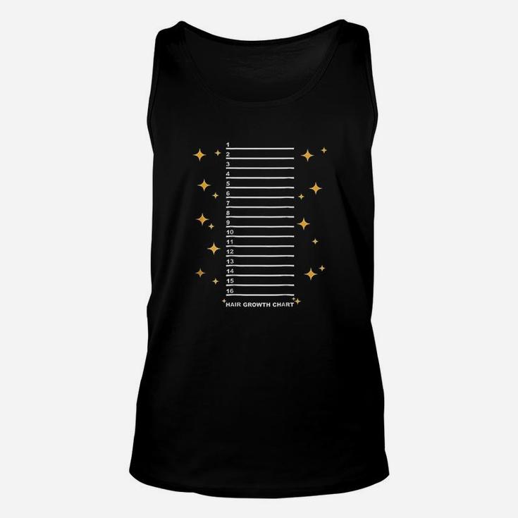 Hair Measurement With Lines In Inch Unisex Tank Top