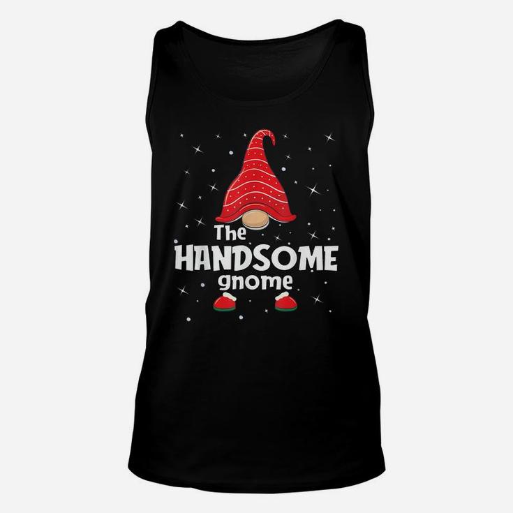 Handsome Gnome Family Matching Christmas Funny Gift Pajama Unisex Tank Top