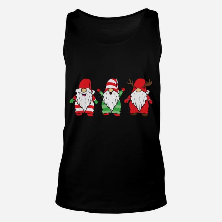 Hanging With My Gnomies Christmas Gnomes Unisex Tank Top