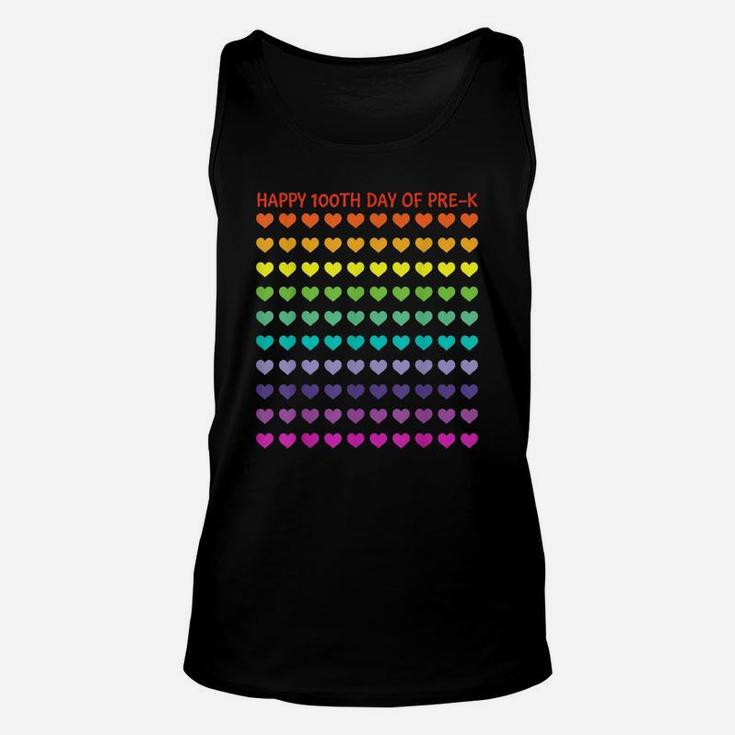 Happy 100th Day Of PreK Teacher Or Student Unique Gift Unisex Tank Top