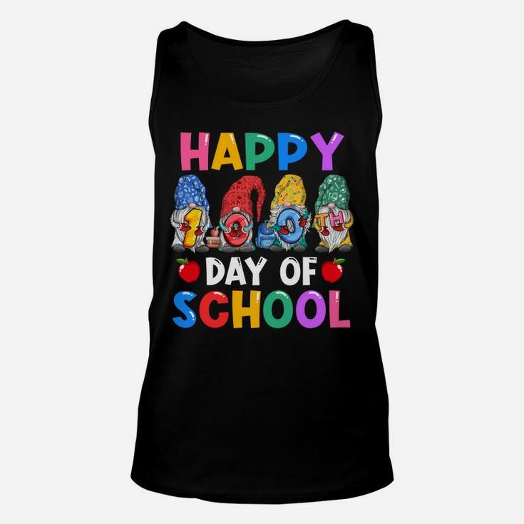 Happy 100Th Day Of School Cute Gnomes Gift Students Unisex Tank Top