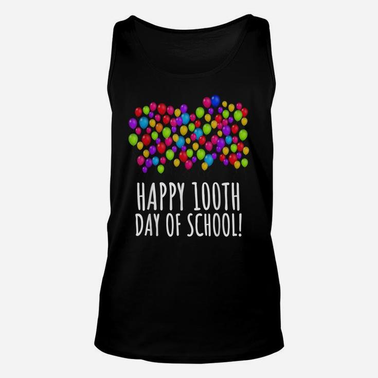 Happy 100Th Day Of School One Hundred Days Of School Des Unisex Tank Top