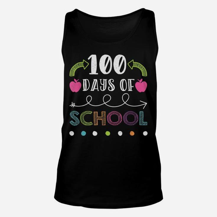 Happy 100Th Day Of School Shirt For Teacher Or Child Unisex Tank Top