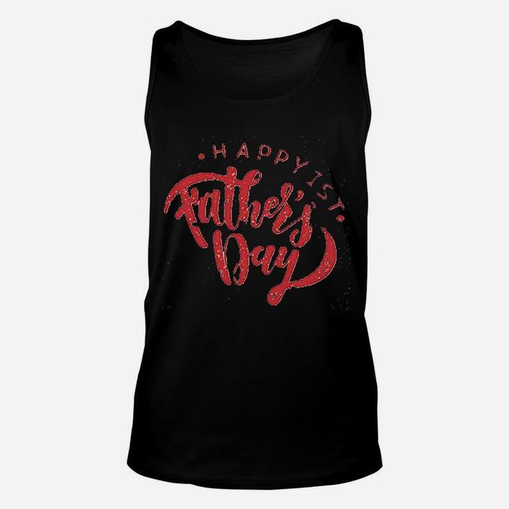 Happy 1St Fathers Day Unisex Tank Top