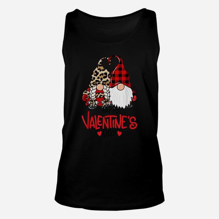 Happy Valentine's Day Gnomes Couple Valentines Day Gift Unisex Tank Top