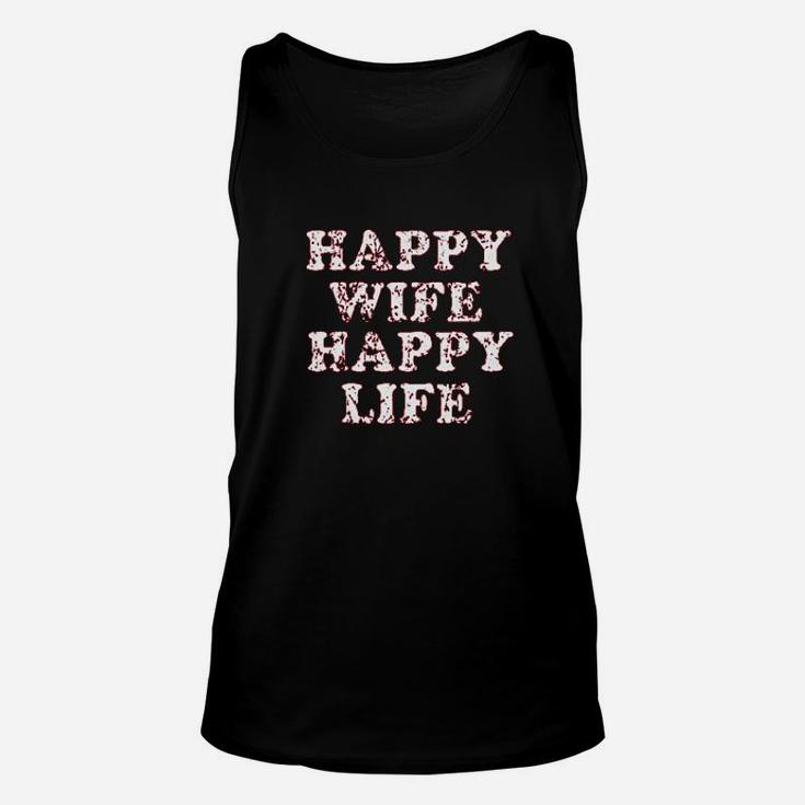 Happy Wife Happy Life Unisex Tank Top