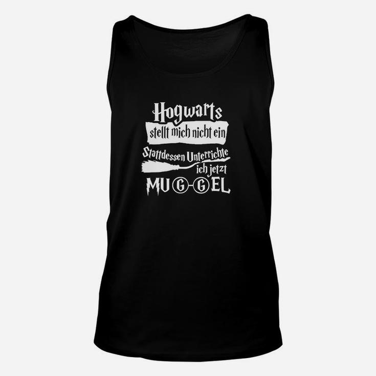 Harry Potter Muggel Unisex TankTop, Lustiges Zauberer Motiv in Schwarz