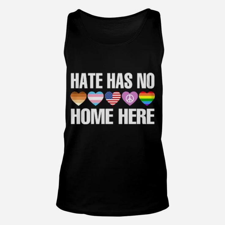 Hate Has No Home Here Lgbt Unisex Tank Top