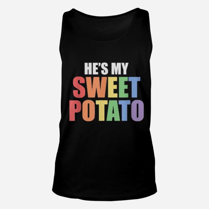 He Is My Sweet Potato Couples Homosexual Gay Unisex Tank Top