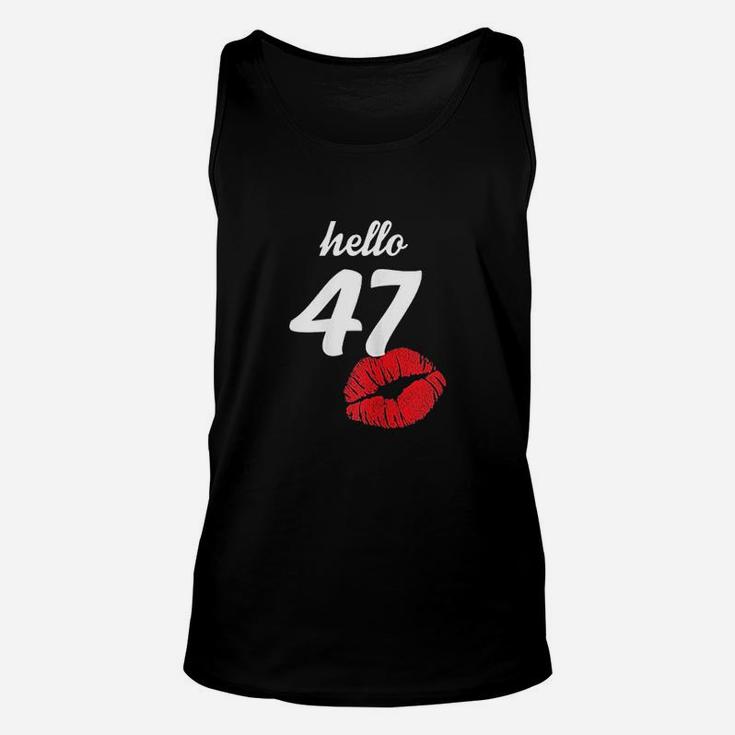 Hello 47 Years Old Gifts For 47Th Birthday Gifts Unisex Tank Top