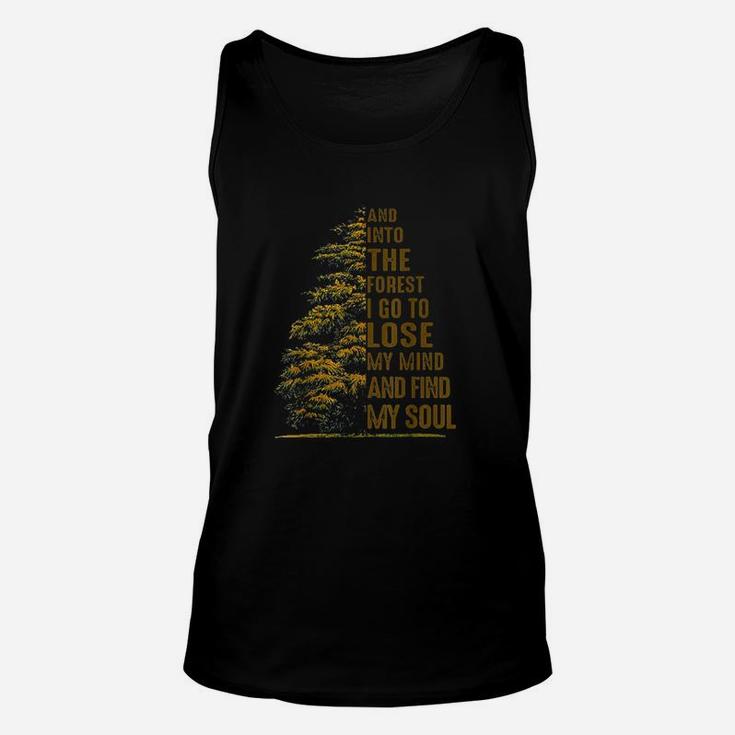 Hiking Lover  And Into The Forest I Go To Lose My Mind Unisex Tank Top