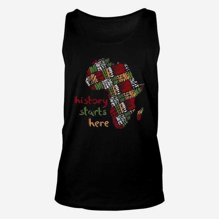History Month History Starts Here Unisex Tank Top