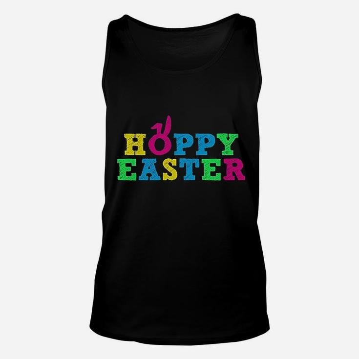 Hoppy Easter Happy Easter Cute Colorful Unisex Tank Top