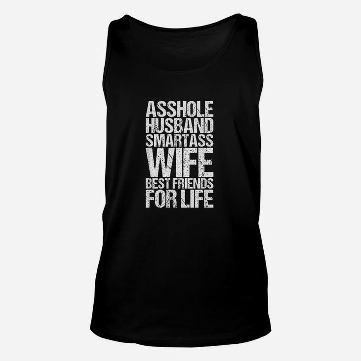 Husband And Wife Best Friend Life Unisex Tank Top