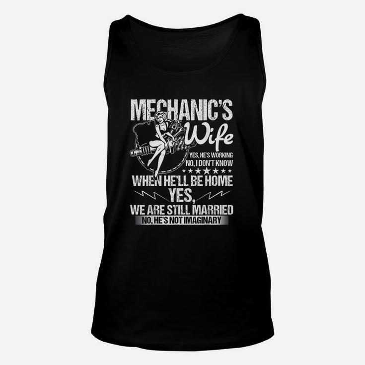 I Am A Mechanics Wife Unisex Tank Top