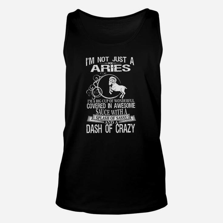 I Am Not Just A Aries Unisex Tank Top