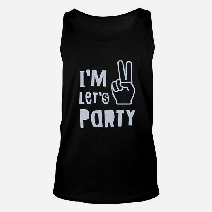 I Am Two Lets Party 2Nd Birthday Unisex Tank Top