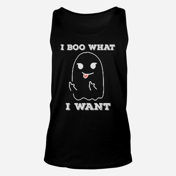 I Boo What I Want Unisex Tank Top