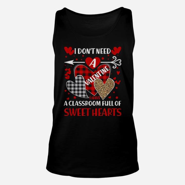I Don't Need A Valentine Unisex Tank Top