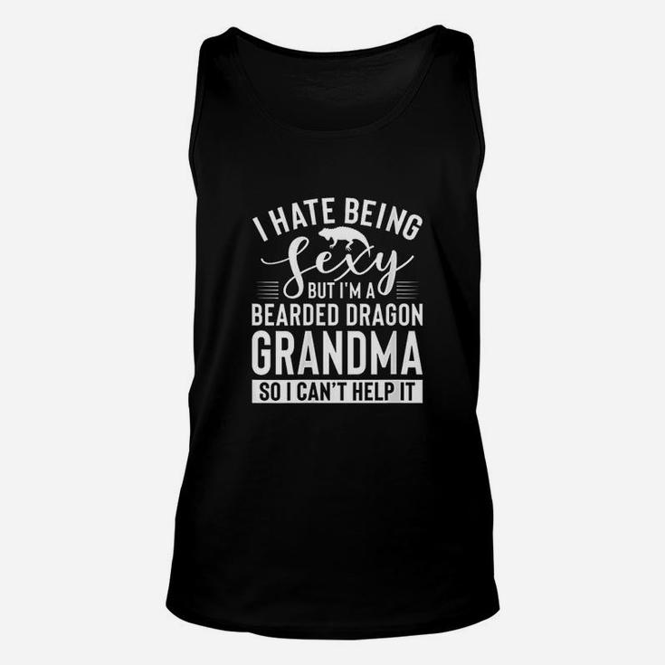 I Hate Being But I Am A Bearded Dragon Unisex Tank Top