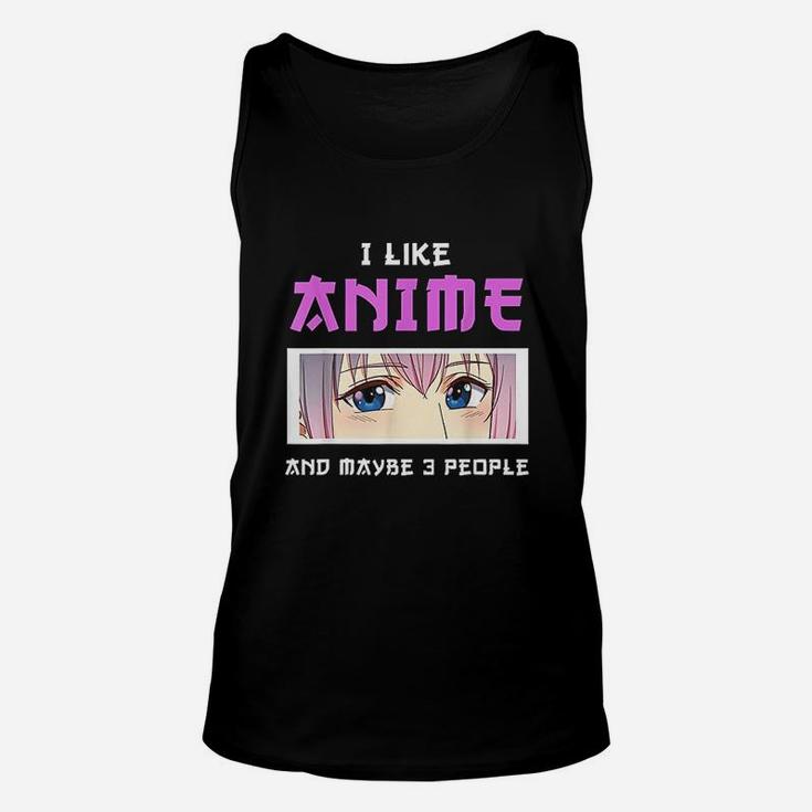 I Like An Ime And Maybe 3 People Unisex Tank Top