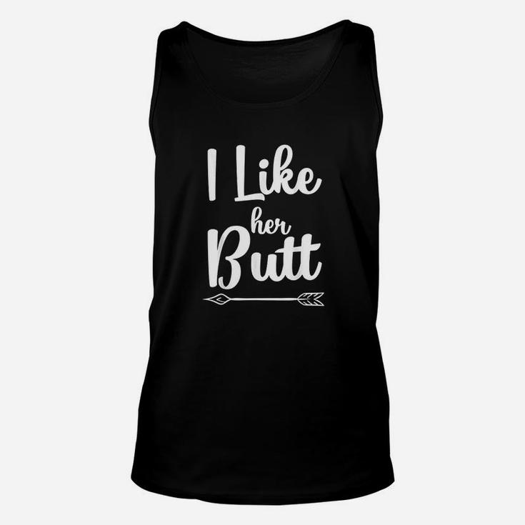 I Like Her But Funny Compliment Matching Couples Unisex Tank Top