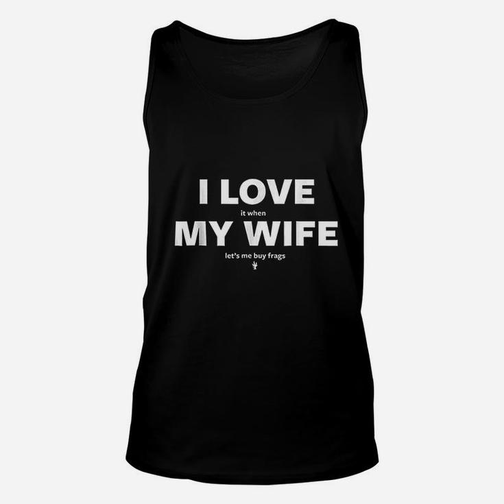 I Love Buying Frags Saltwater Reef Tank Enthusiast Unisex Tank Top