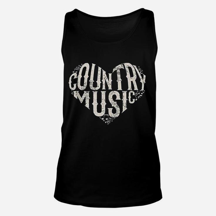 I Love Country Unisex Tank Top