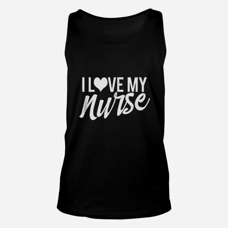I Love My Nurse Unisex Tank Top