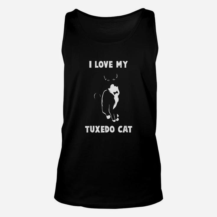 I Love My Tuxedo Cat Unisex Tank Top