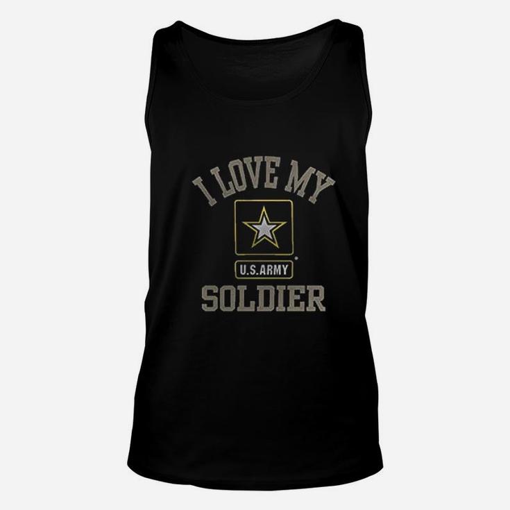 I Love My Us Army Soldier Unisex Tank Top