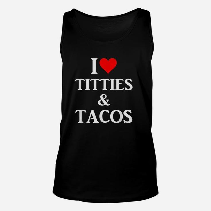 I Love Tacos Unisex Tank Top