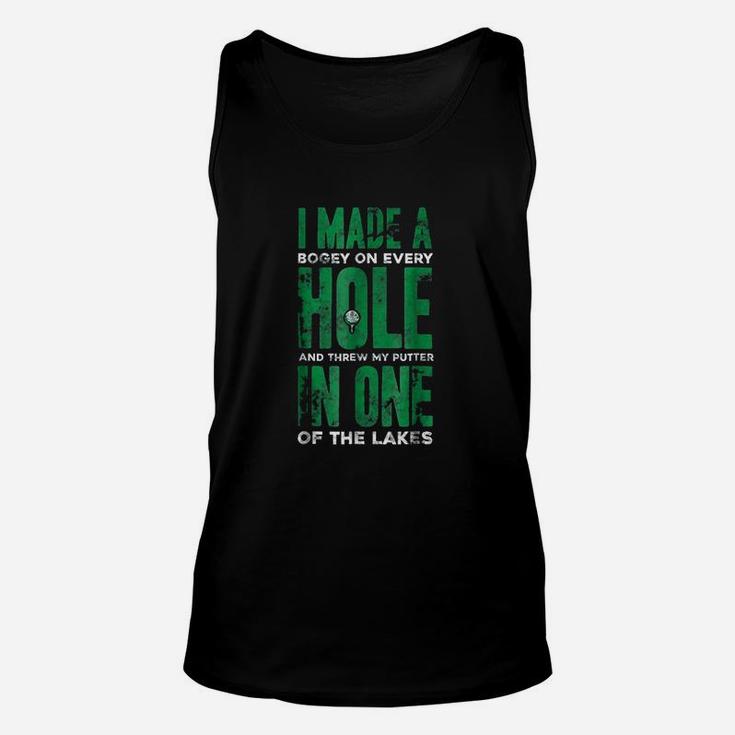 I Made A Bogey Hole In One Unisex Tank Top
