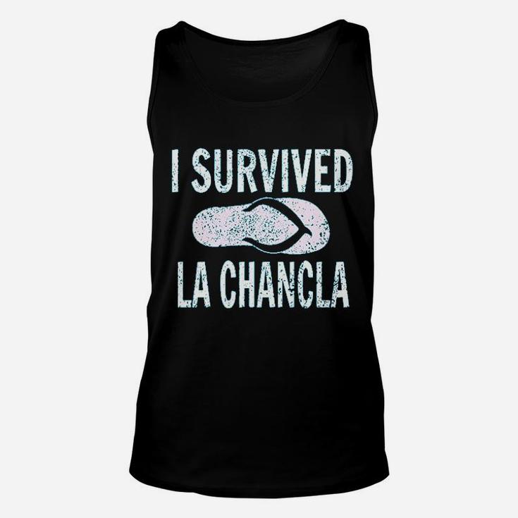 I Survived La Chancla Unisex Tank Top