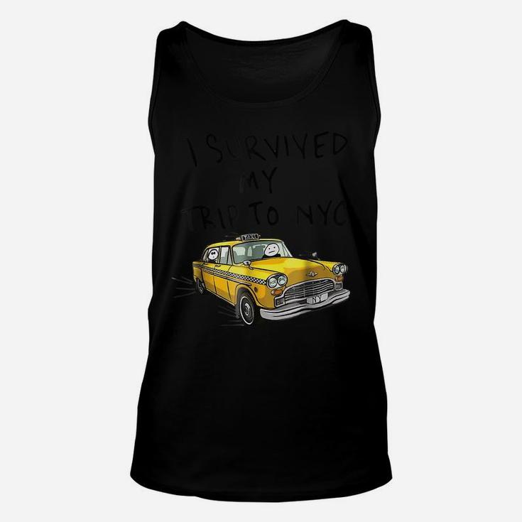 I Survived My Trip To Nyc Shirt, Funny Nyc Unisex Tank Top