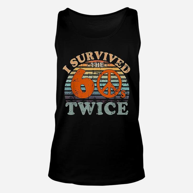 I Survived The Sixties 60S Twice Unisex Tank Top