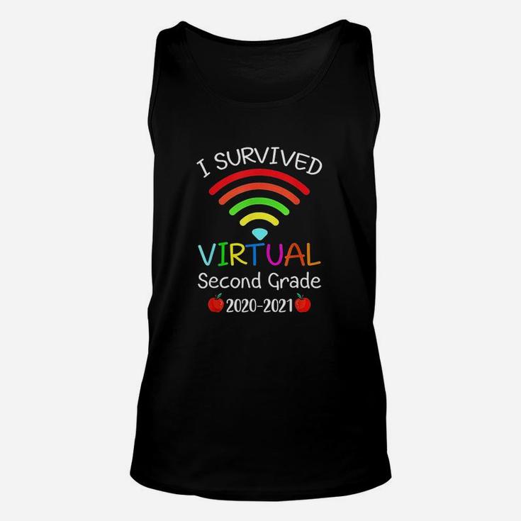 I Survived Virtual 2Nd Grade End Of Year Distance Learning Unisex Tank Top