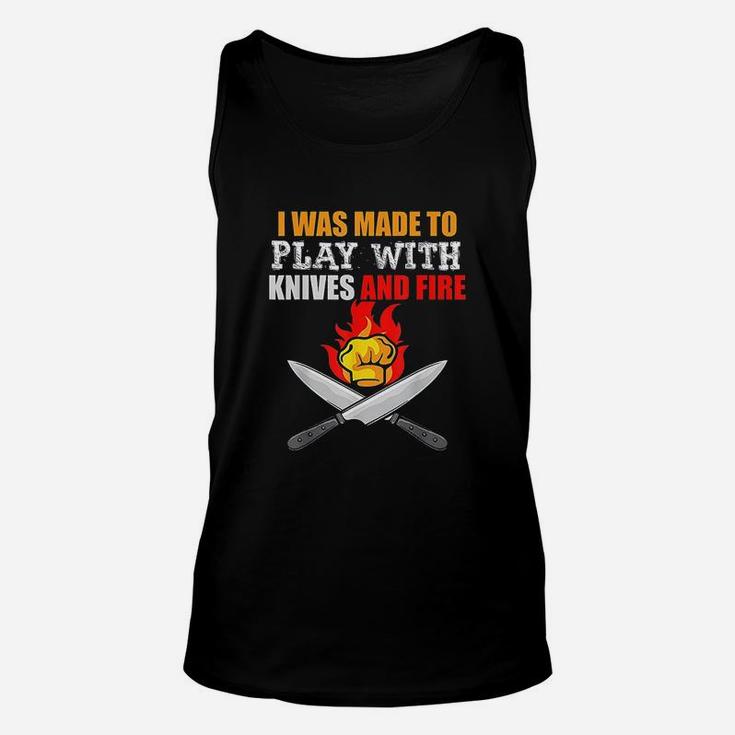 I Was Made To Play  For Cooks And Chefs Unisex Tank Top
