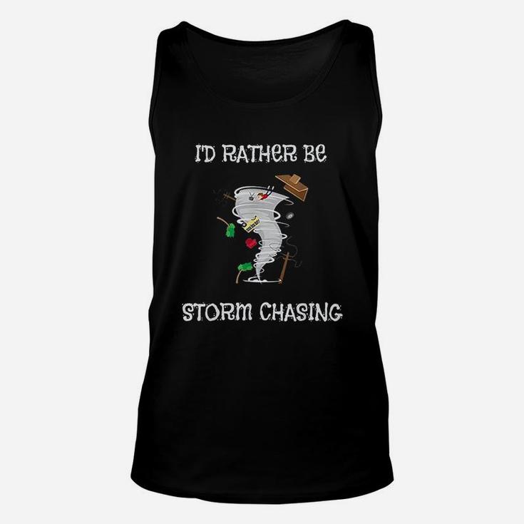I Would Rather Be Storm Chasing Unisex Tank Top