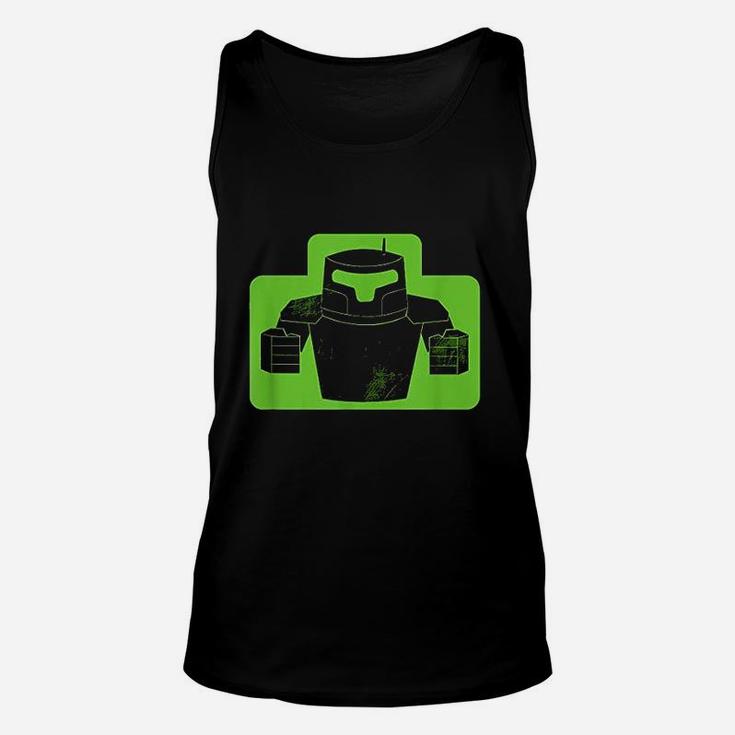 Iconic Twin Fisted Robot Ready To Fight A Battle Unisex Tank Top