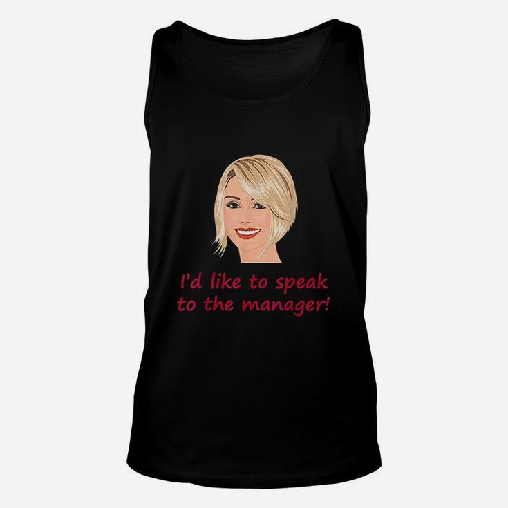 Id Like To Speak To The Manager Says Karen Unisex Tank Top