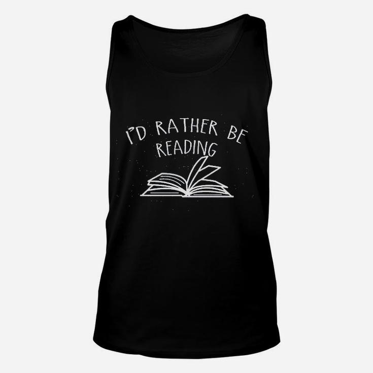 Id Rather Be Reading Unisex Tank Top