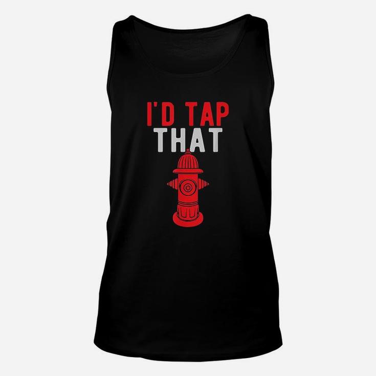 Id Tap That Funny Firefighter Gift Unisex Tank Top